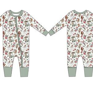 Bamboo Bluey Christmas Convertible Pajamas